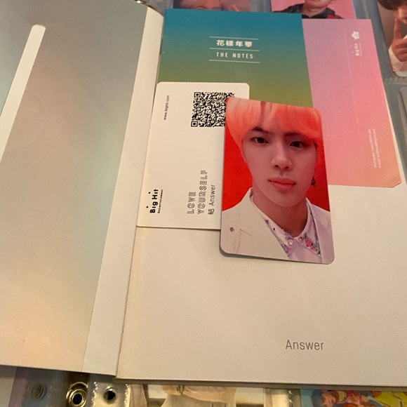 Bts kpop album Love yourself:answer with all inclusions Jin pc and folded poster - Picture 3 of 3